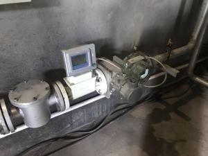 气体罗茨流量计调试现场